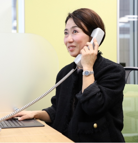 お客さま、先輩・仲間に支えられて、今日まで頑張ってこれました。